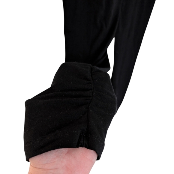 Encircled The Dressy Sweatpant Womens XS Stretch Pull On Elastic Waist Black - Picture 8 of 16